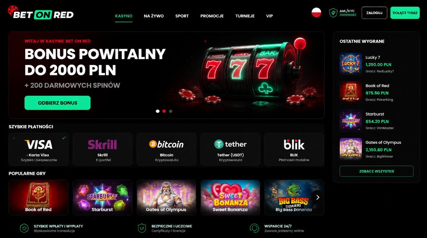 Płatności: karta, e-portfel, krypto oraz compliance AML/KYC dla graczy z Polski